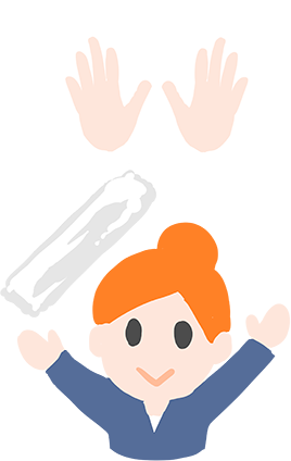 贅沢な使い心地の使い捨ておしぼり